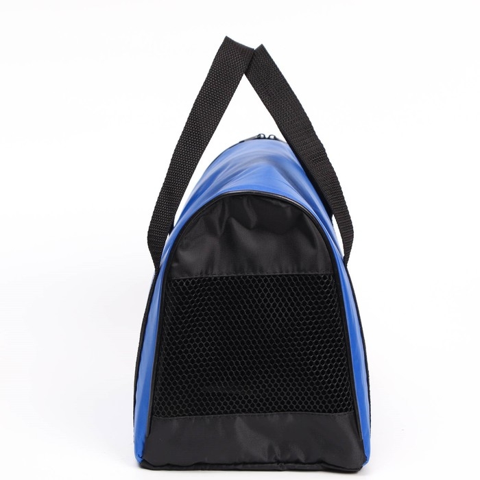 Сумка - переноска для животных  Сумка - переноска для животных "Туннель", нейлон, 33 х 19 х 23 см, васильковый