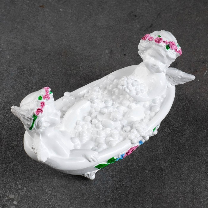 Фигура Фигура "Два ангелочка в ванной" 10х15см