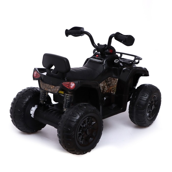 Электромобиль «Квадроцикл», EVA колёса, кожаное сидение, цвет чёрный Электромобиль «Квадроцикл», EVA колёса, кожаное сидение, цвет чёрный