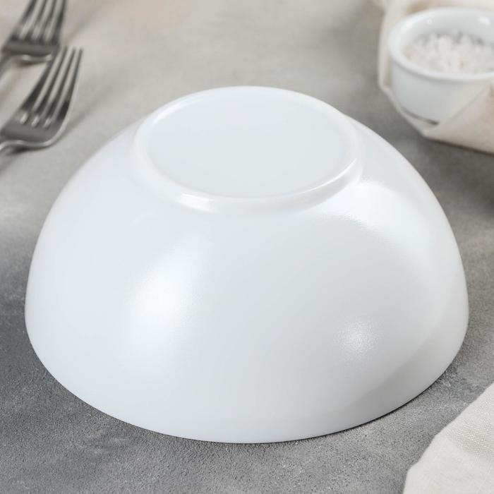 Миска Luminarc Everyday, 1 л, d=18 см, стеклокерамика, цвет белый Миска Luminarc Everyday, 1 л, d=18 см, стеклокерамика, цвет белый