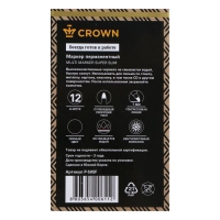 Маркер перманентный Crown Multi Marker Super Slim, 1.0 мм, пулевидный, чёрный