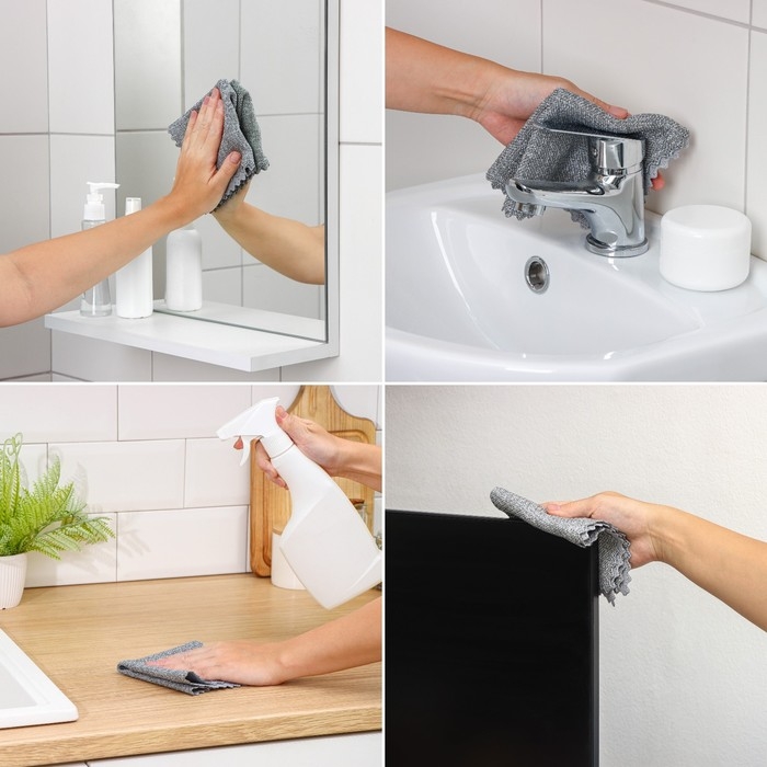 Салфетка микрофибра Raccoon «Грог», 25×25 см, картонный конверт Салфетка микрофибра Raccoon «Грог», 25×25 см, картонный конверт