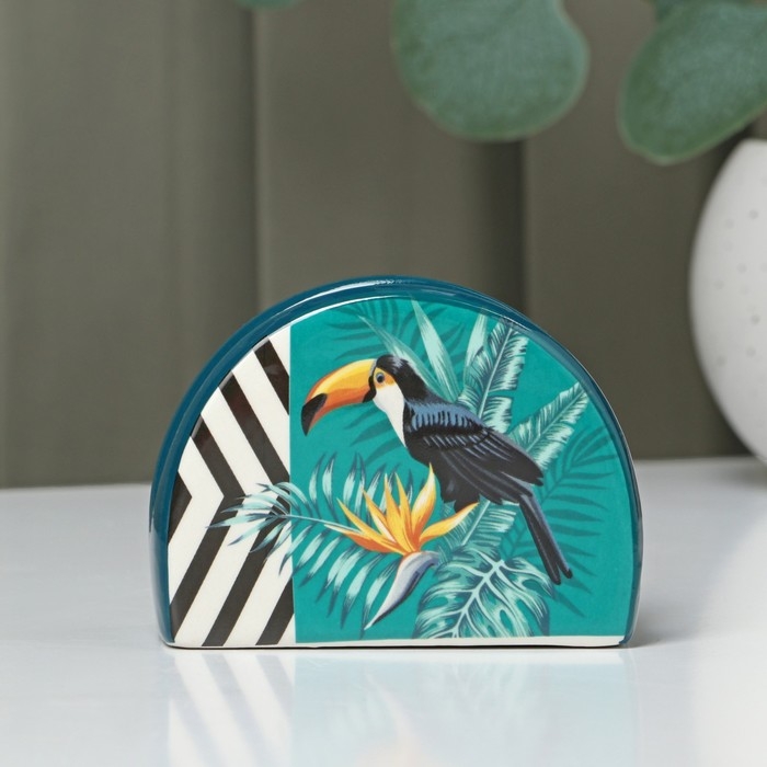 Салфетница Доляна «Тропики», 9,8×4,5×6,2 см Салфетница Доляна «Тропики», 9,8×4,5×6,2 см