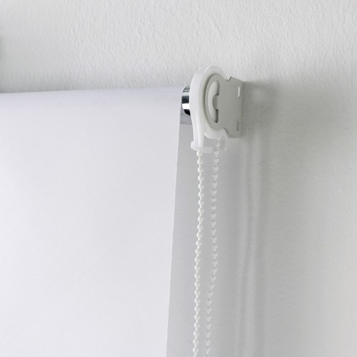 Штора рулонная «Механика. Блэкаут», 60×180 см (с учётом креплений 3,5 см), цвет белый Штора рулонная «Механика. Блэкаут», 60×180 см (с учётом креплений 3,5 см), цвет белый