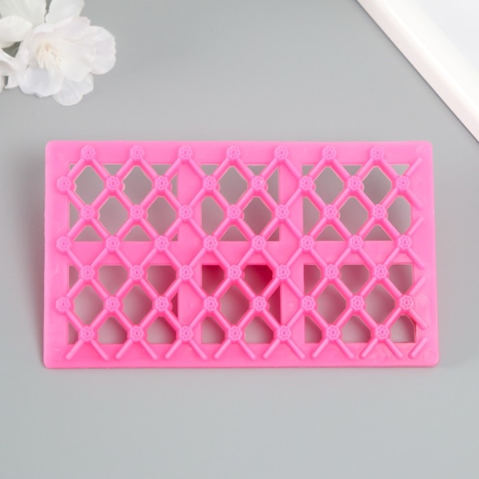 Штамп пластик  Штамп пластик "Ромб с брюликом"12,8х7.5 см