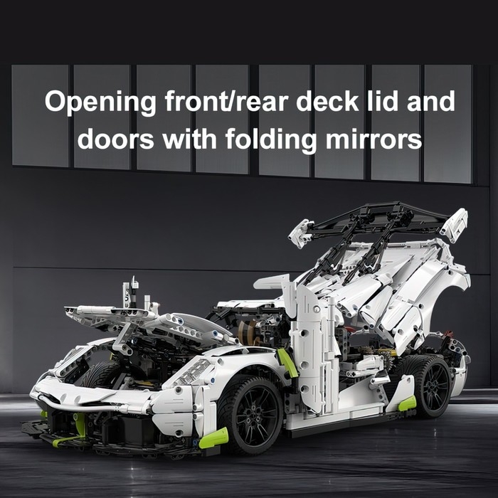 Конструктор Техно «Спорткар», 4346 деталей, масштаб 1:8 Конструктор Техно «Спорткар», 4346 деталей, масштаб 1:8