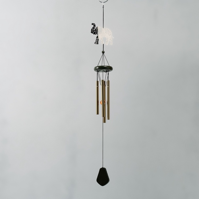 Музыка ветра металл Музыка ветра металл "Слон" 4 трубки 68 см