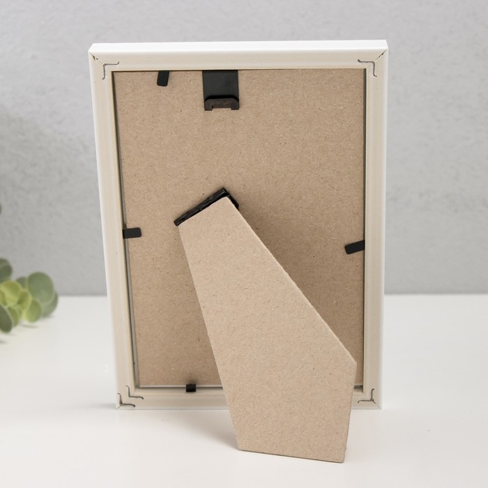 Фоторамка пластик Фоторамка пластик "Акварель" 10х15 см, белый