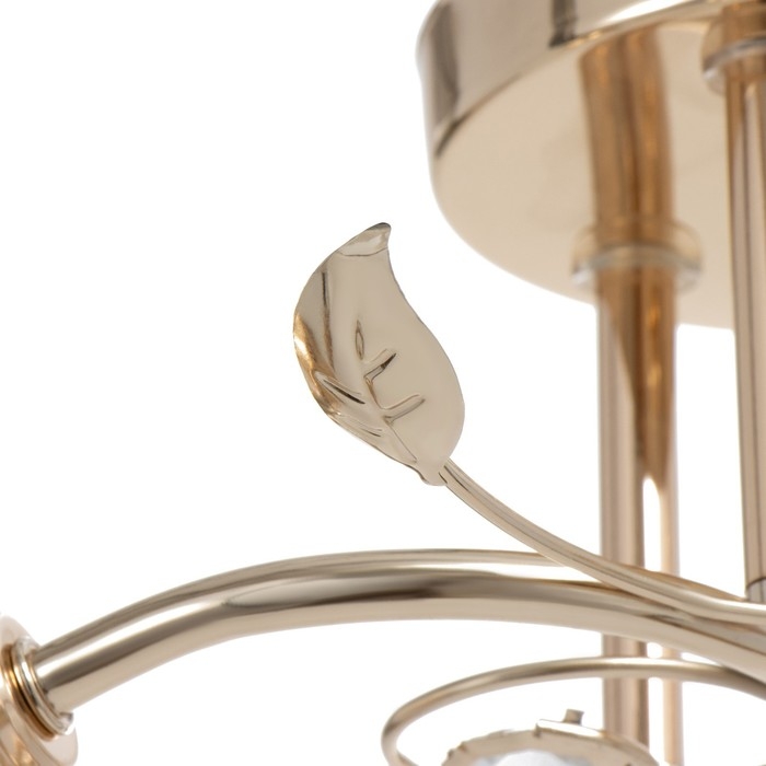 Люстра Люстра "Олана" 3хЕ27 40Вт золото 43х43х18 см BayerLux