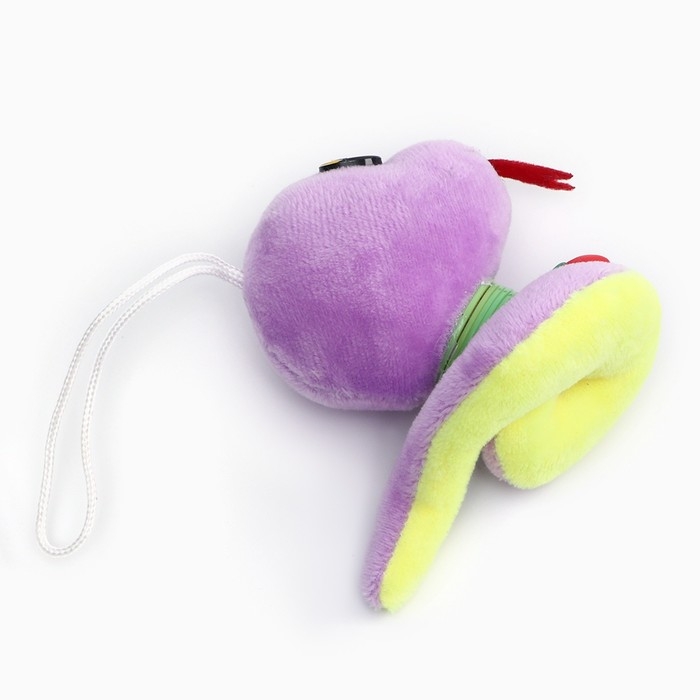 Новый год! Мягкая игрушка «Змейка с пружиной» на подвесе, 9 см, цвет МИКС Новый год! Мягкая игрушка «Змейка с пружиной» на подвесе, 9 см, цвет МИКС