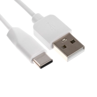 Кабель PERFEO, Type-C - USB, 2 А, 2 м, белый