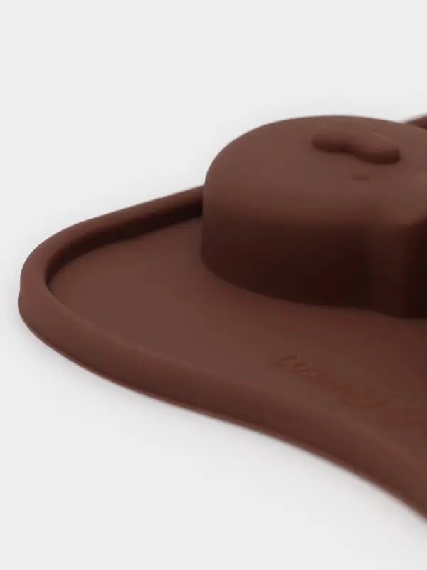 Форма для конфет и шоколада Доляна &laquo;Животные. Любовь&raquo;, силикон, 20.6&times;10.5&times;1.4 см, 15 ячеек, коричневая