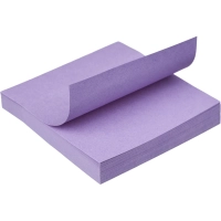 Стикеры Attache с клеев. краем 76х76, неон, фиолет. 100л