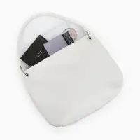 Сумка - мешок женская TEXTURA, на молнии, 36&times;10&times;28 см, белая