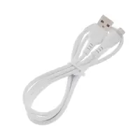 Кабель Borofone BX51, Lightning - USB, 2.4 А, 1 м, PVC оплётка, белый