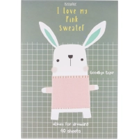 Альбом для рисования Kroyter А4 40л склейка,Аnimals,2диз,66137