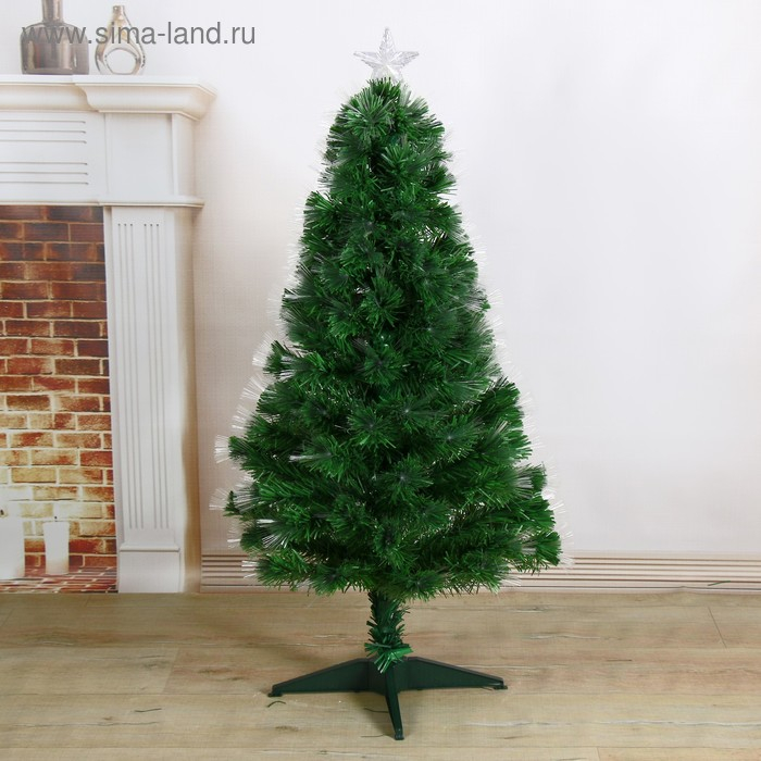 Ёлка фиброоптичесская Ёлка фиброоптичесская "Пучок радужный" 120 см d нижнего яруса 60 см 125 веток