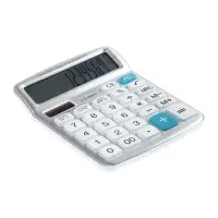 Калькулятор настольный 12-разрядный CT-980W, корпус серебристый