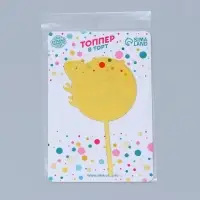 Топпер «С днём рождения», цвет золото Топпер «С днём рождения», цвет золото