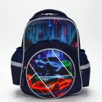 Рюкзак школьный, с эргономичной спинкой, 2 отделения &laquo;Тачка&raquo;