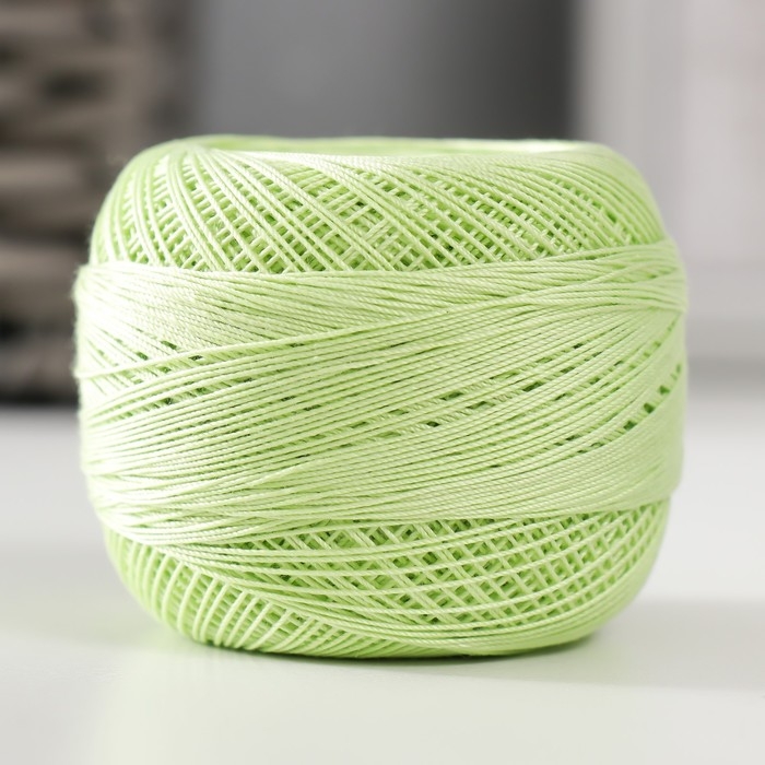 Пряжа  Пряжа "Canarias" 100% мерсериз. хлопок 203м/20г (5352 салат)