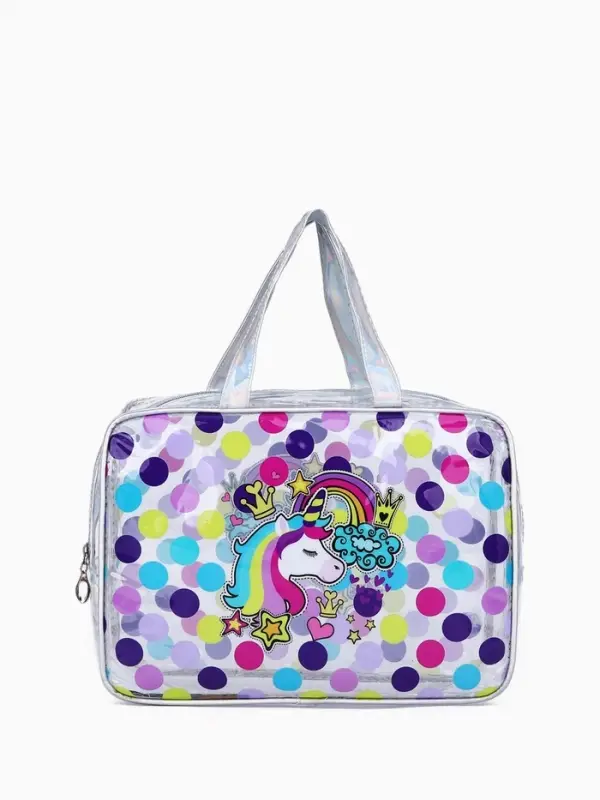 Набор косметичек для бассейна 2 в 1, с рисунком, разноцветный