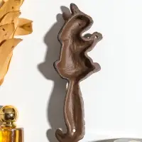 Крючок настенный &laquo;Белка&raquo;, ключница декоративная, чугун, 7&times;22&times;2.5 см