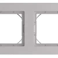 ATLASDESIGN AQUA рамка двухпостовая IP44, АЛЮМИНИЙ