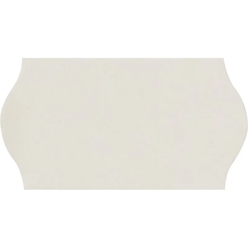 Этикет-лента Эконом 22х12 белая волна 1000шт/рул 10рул/уп