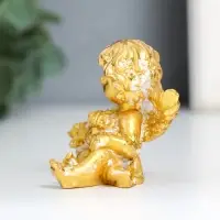 Фигурка полистоун &laquo;Ангел с розочками&raquo;, с эффектом старины, 4&times;5.5&times;5.5 см, МИКС