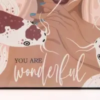 Пакет подарочный ламинированный, упаковка, «Ты замечательная», радужная голография, S 12 х 15 х 5.5 см