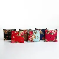 Кошелёк-монетница на молнии 11&times;1&times;8 см, с цветочным принтом, МИКС