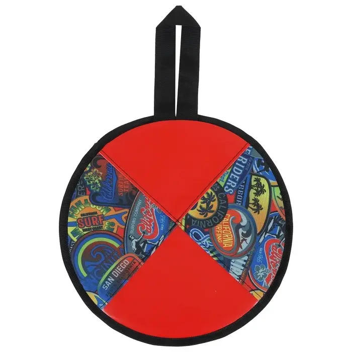 Ледянка круглая с ручкой, d=33 см, толщина 2 см, цвета МИКС