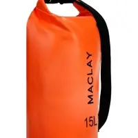 Гермомешок туристический maclay, 15 л, 500D, с лямкой, МИКС