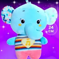 Музыкальная игрушка для сна ZABIAKA &laquo;Засыпашка: Слоник&raquo;, звуковые и световые эффекты, с подвесом
