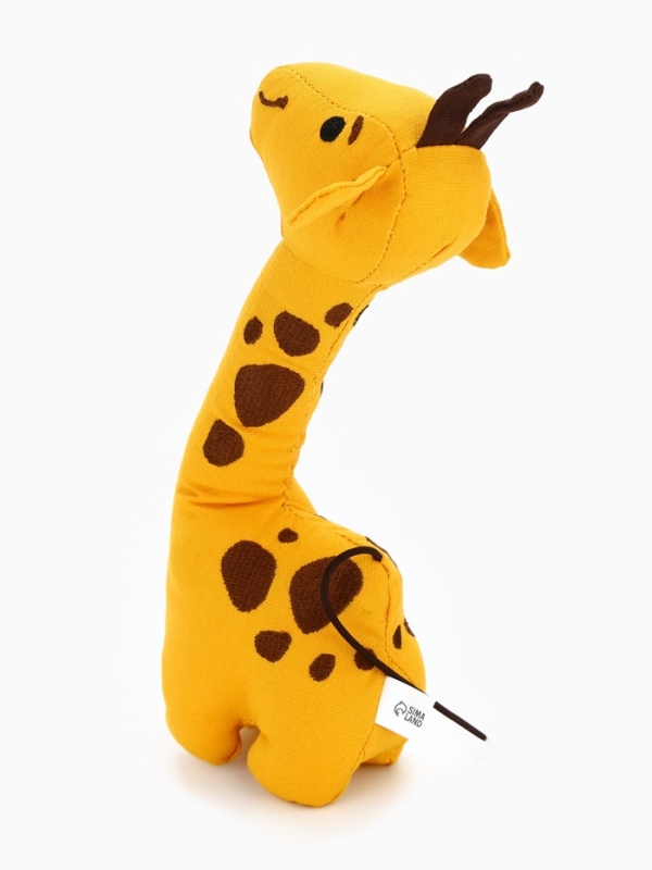 Игрушка для собак с пищалкой «Жирафик» из текстиля, 12*25 см Игрушка для собак с пищалкой «Жирафик» из текстиля, 12*25 см