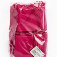Набор мешочков бархатных 50 шт. , 7&times;9 см, ярко-розовый