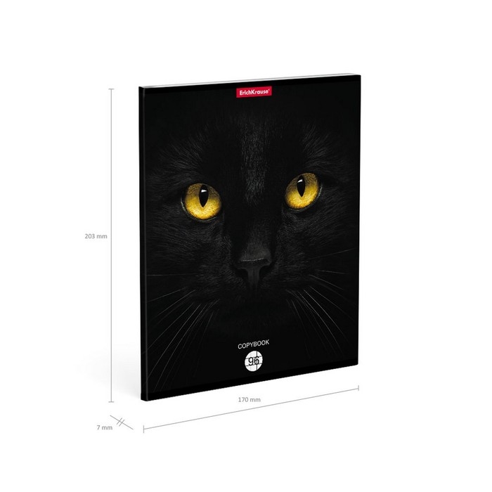 Тетрадь 96 листов в клетку, ErichKrause, Cats, обложка мелованный картон, матовая ламинация, выборочный УФ-лак, блок офсет 100% белизна, МИКС (1 вид в спайке) Тетрадь 96 листов в клетку, ErichKrause, Cats, обложка мелованный картон, матовая ламинация, выборочный УФ-лак, блок офсет 100% белизна, МИКС (1 вид в спайке)