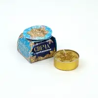 Свечи чайные, новогодний набор 4 шт., 4 см