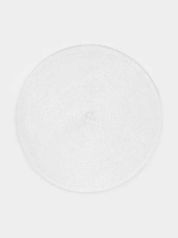 Салфетка сервировочная &laquo;Доляна. Классика&raquo;, белая, d=38 см