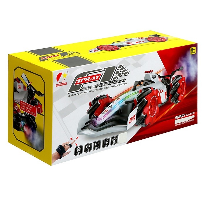 Машина радиоуправляемая «Формула», работает от аккумулятора, эффект дыма, свет, цвет белый Машина радиоуправляемая «Формула», работает от аккумулятора, эффект дыма, свет, цвет белый