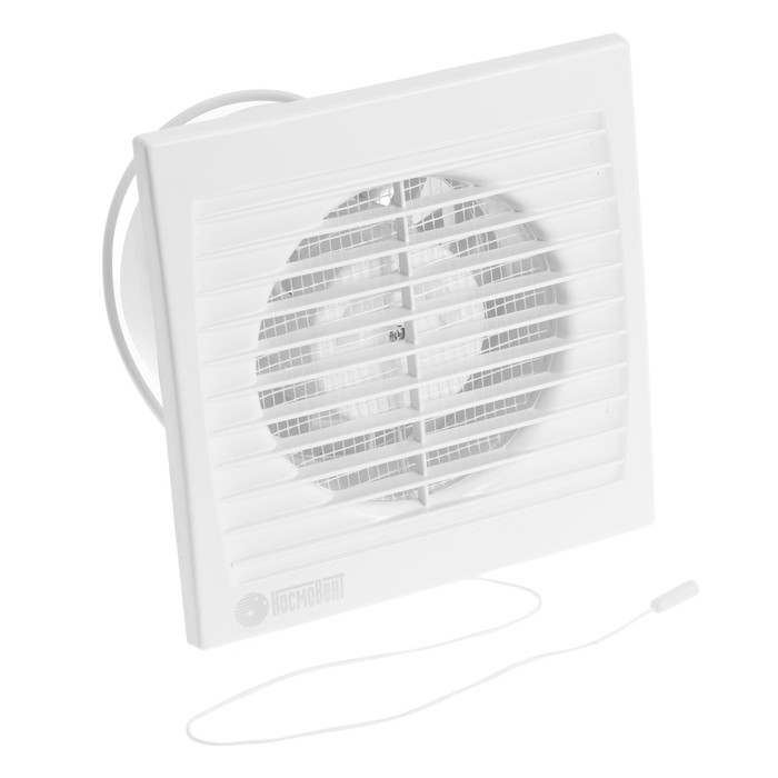 Вентилятор вытяжной Вентилятор вытяжной "КосмоВент" В100ВКш, d=100 мм, 10 Вт, 144 м³/ч, с выключ, подшипник