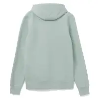 Толстовка с капюшоном унисекс Hoodie, серо-зеленая, размер XS