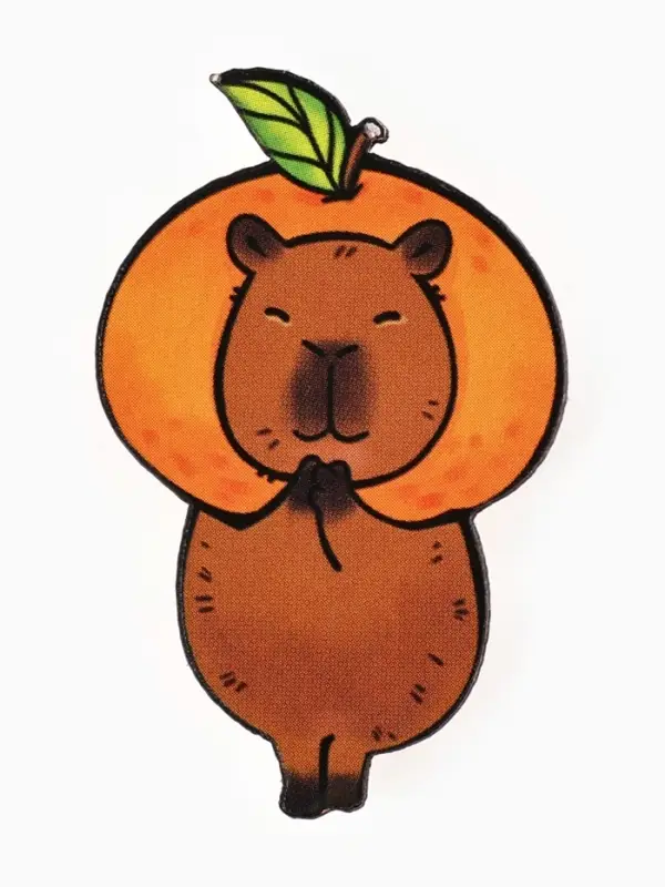 Значок в коробочке &laquo;Капибара&raquo;, 2.5&times;4 см