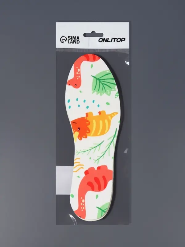 Стельки детские для обуви, универсальные, р-р RU до 35 (р-р Пр-ля до 36), 23.5 см, пара, белые