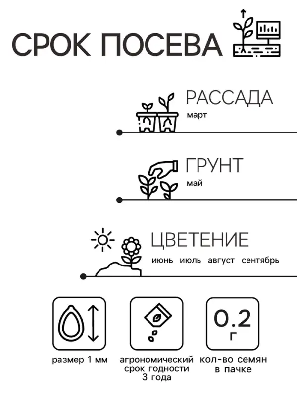 Семена  цветов Флокс  Семена  цветов Флокс "Звездный дождь", смесь окрасок, О, 0,2 г