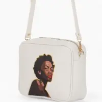 Сумка женская на молнии TEXTURA, 22&times;8&times;17 см, с цветным принтом, белая