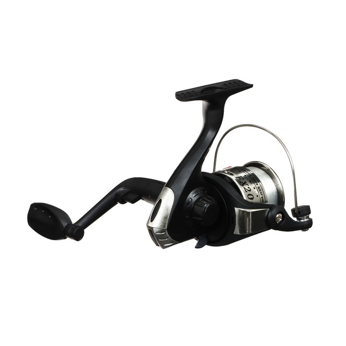 Катушка оснащённая FX200, 1 подшипник, 5.1:1, пластиковая шпуля, серебряная Катушка оснащённая FX200, 1 подшипник, 5.1:1, пластиковая шпуля, серебряная