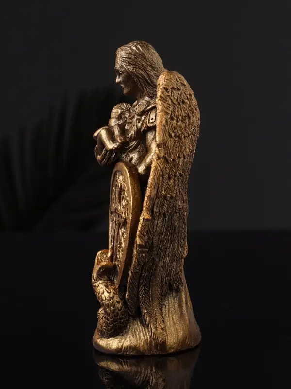 Фигурка гипс &laquo;Архангел Михаил&raquo;, 14&times;9&times;4 см, под бронзу