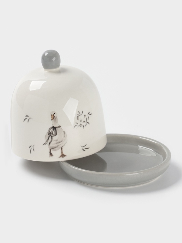 Лимонница Доляна  Лимонница Доляна "Гуси" цвет белый  9x9 см